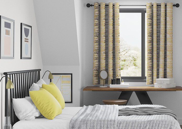 Highbury, Ochre - Made to Measure Curtains - Image 3